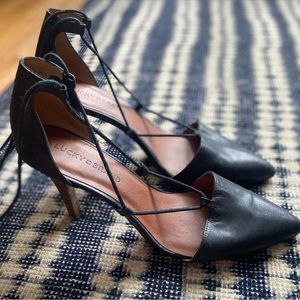 LUCKY BRAND LACE UP HEELS